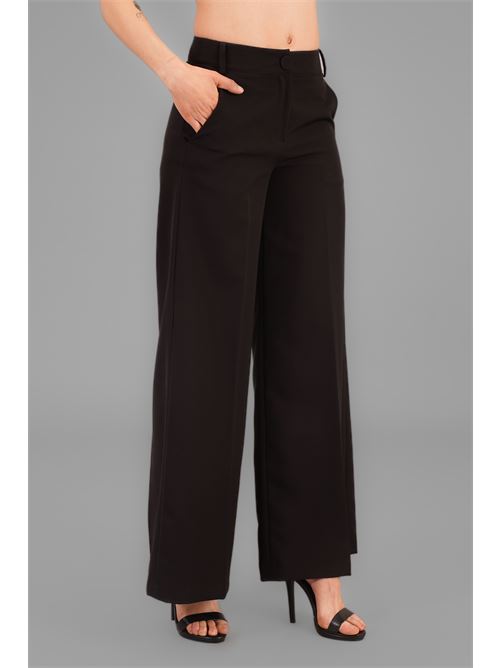 Pantalone in cady Double C | G081-113NERO